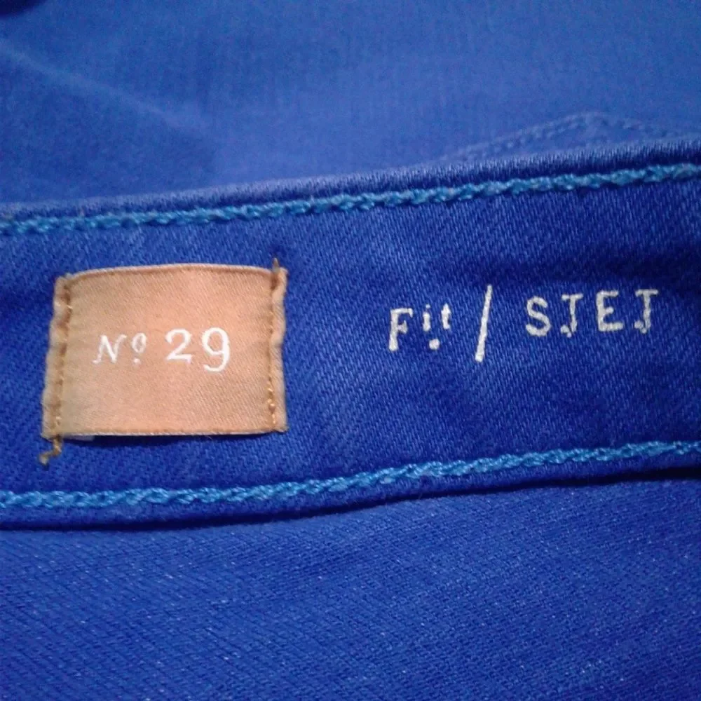 Anthropologie Cobalt Blue Jean Shorts - Picture 5 of 7